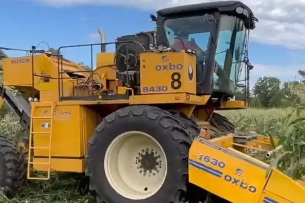 玉米收割机一天能收割多大面积(玉米收割机一天的收割面积是多少)？插图1