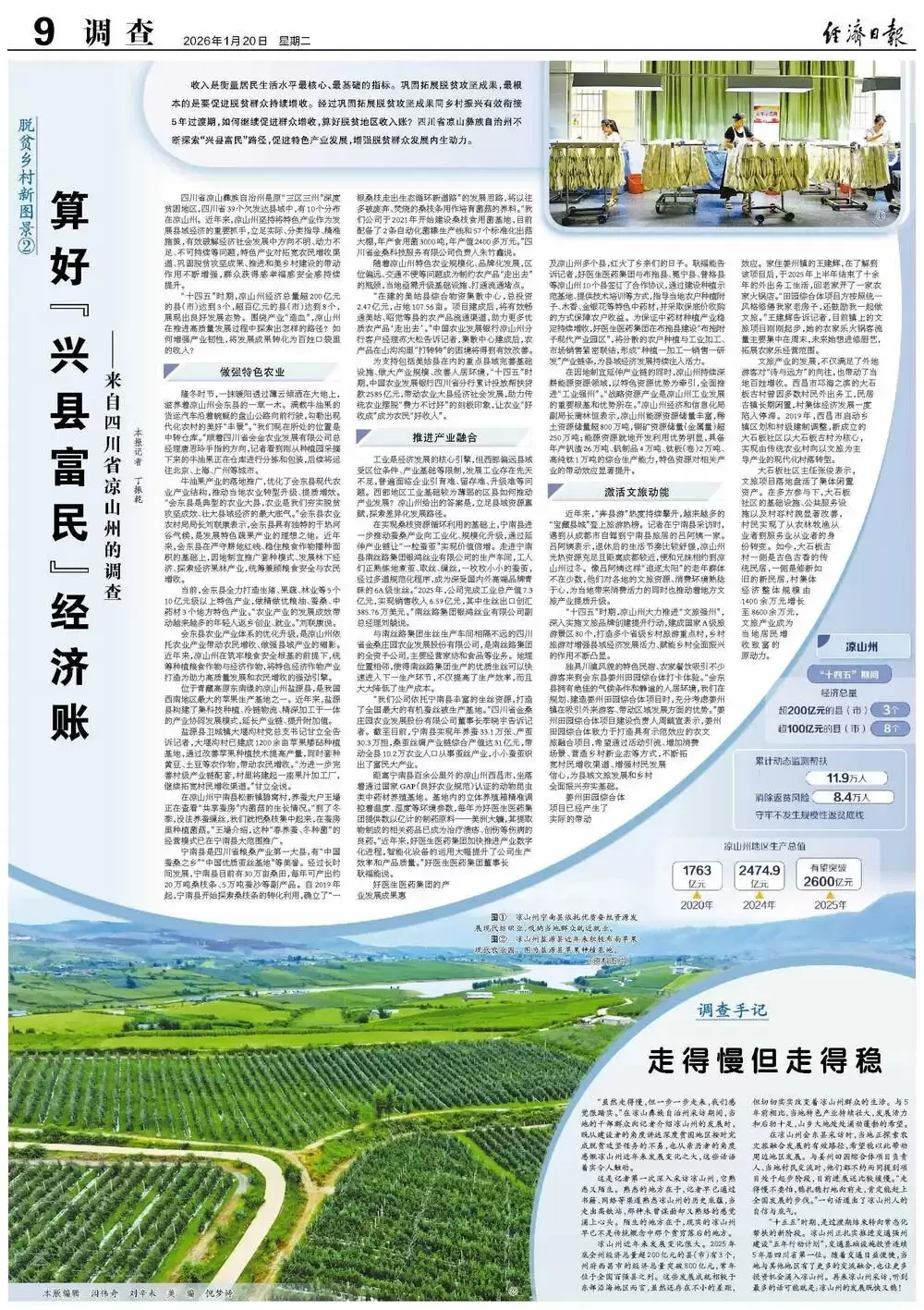 三链融合兴县域 凉山以特色产业筑牢群众增收根基-会东网