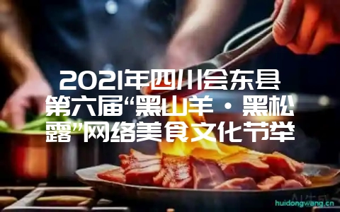 2021年四川会东县第六届“黑山羊·黑松露”网络美食文化节举行-会东网