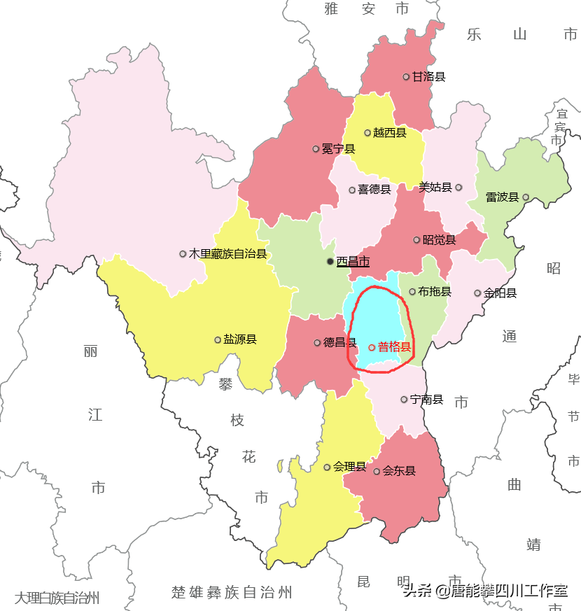 凉山普格县34乡镇、布拖县30乡镇人口、土地、工业…基本统计插图4