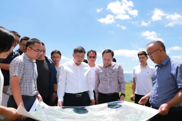 环江红到鲁吉镇调研向家坪磷化工循环产业园区视察-会东网