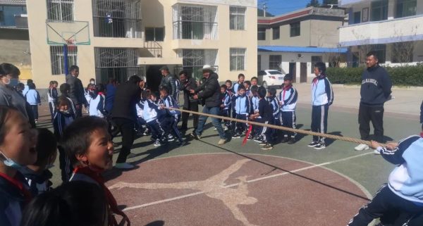 会东网报道，12月8日，野租乡拉马小学举行第二届学生运动会-会东网