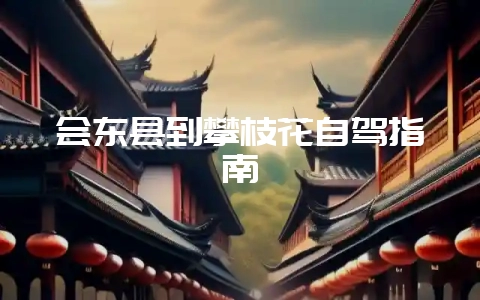 会东县到攀枝花自驾指南-会东网
