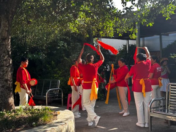 重阳节，会东县老人们用文艺汇演庆祝自己的节日插图