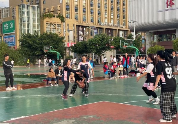 会东和文中学教职工运动会篮球比赛开幕插图5