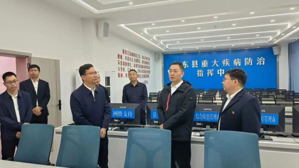 谢立到会东县人民医院调研-会东网