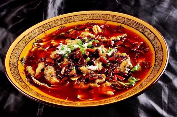 会东网美食丨川味炝锅鱼、肉丝花生凉粉、咸蛋黄烧茄子做法插图2