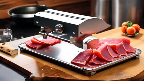 会东美食：手动切羊肉片机（手动切肉机）？插图