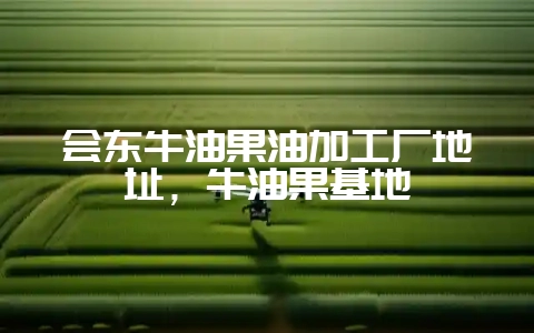 会东牛油果油加工厂地址，牛油果基地-会东网