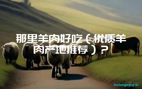 那里羊肉好吃（优质羊肉产地推荐）？-会东网