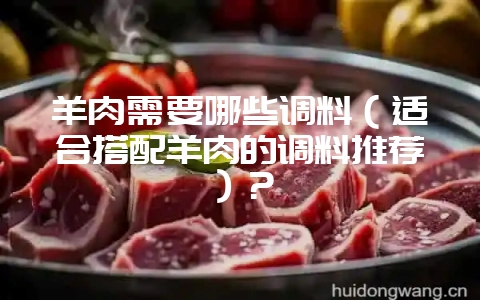羊肉需要哪些调料（适合搭配羊肉的调料推荐）？-会东网