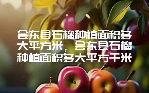会东县石榴种植面积多大平方米，会东县石榴种植面积多大平方千米-会东网