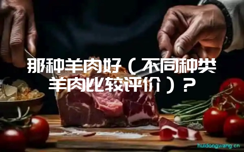 那种羊肉好（不同种类羊肉比较评价）？-会东网
