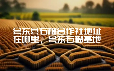 会东县石榴合作社地址在哪里，会东石榴基地-会东网