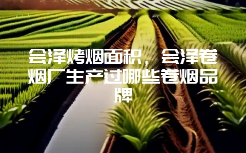 会泽烤烟面积，会泽卷烟厂生产过哪些卷烟品牌-会东网