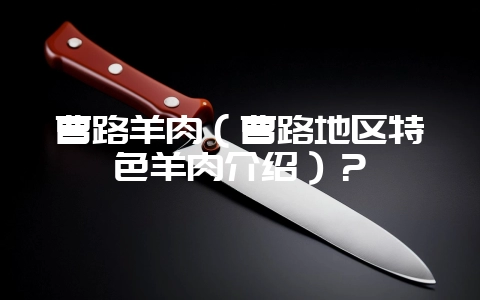 曹路羊肉（曹路地区特色羊肉介绍）？-会东网