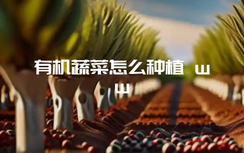 有机蔬菜怎么种植 ww-会东网