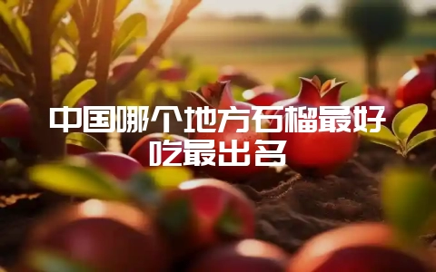 中国哪个地方石榴最好吃最出名-会东网