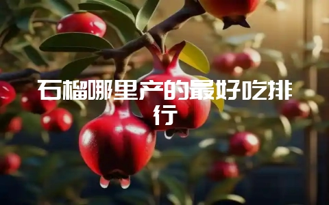 石榴哪里产的最好吃排行插图 石榴哪里产的最好吃排行插图
