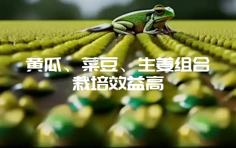 黄瓜、菜豆、生姜组合栽培效益高-会东网