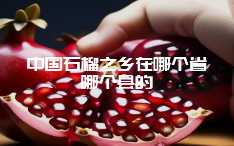 中国石榴之乡在哪个省哪个县的-会东网