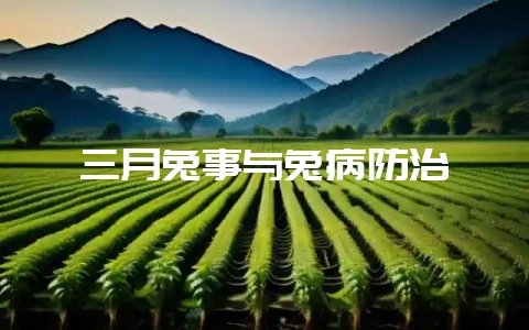 三月兔事与兔病防治-会东网