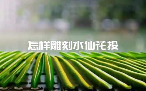 怎样雕刻水仙花头插图 怎样雕刻水仙花头插图