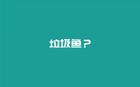 垃圾鱼？-会东网