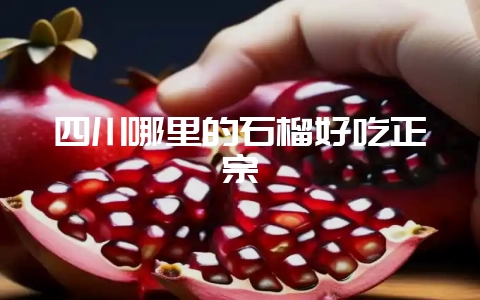 四川哪里的石榴好吃正宗-会东网