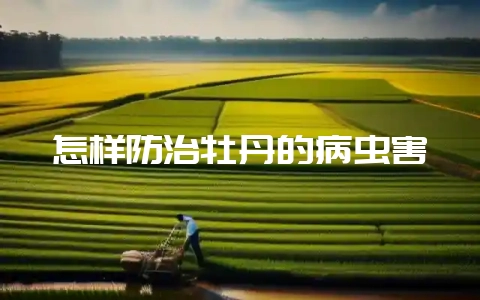 怎样防治牡丹的病虫害-会东网