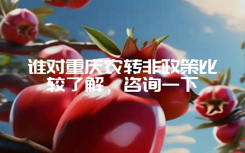 谁对重庆农转非政策比较了解，咨询一下-会东网