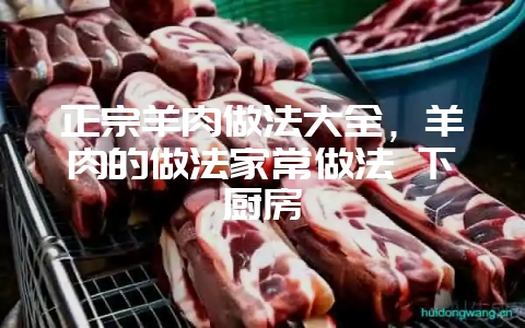 正宗羊肉做法大全，羊肉的做法家常做法 下厨房-会东网