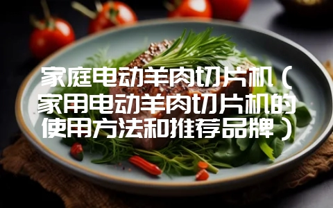 家庭电动羊肉切片机(家用电动羊肉切片机的使用方法和推荐品牌)?插图 家庭电动羊肉切片机(家用电动羊肉切片机的使用方法和推荐品牌)?插图