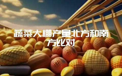 蔬菜大棚产量北方和南方比对插图 蔬菜大棚产量北方和南方比对插图