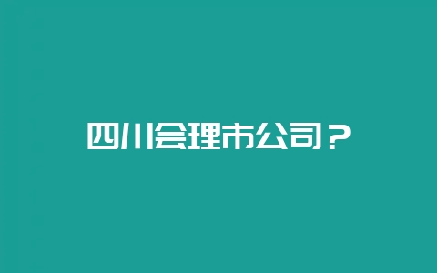 四川会理市公司？-会东网