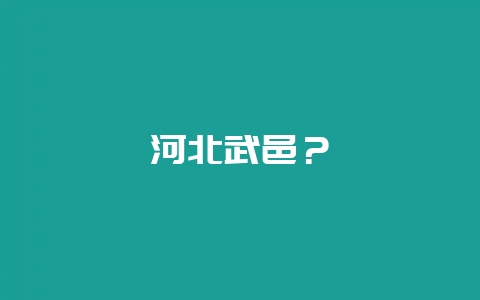 河北武邑?插图 河北武邑?插图