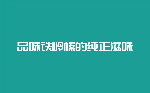 品味铁岭榛的纯正滋味插图 品味铁岭榛的纯正滋味插图