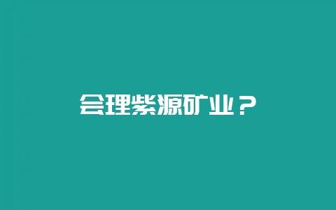 会理紫源矿业？-会东网