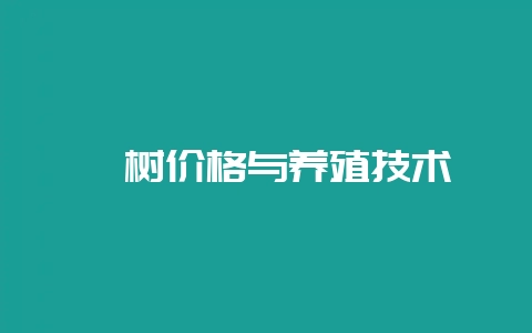 榉树价格与养殖技术-会东网