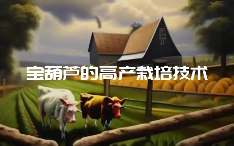 宝葫芦的高产栽培技术-会东网