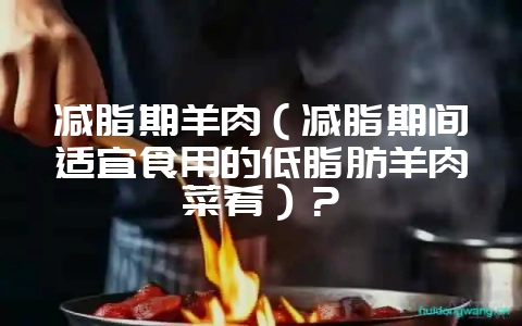 减脂期羊肉（减脂期间适宜食用的低脂肪羊肉菜肴）？-会东网
