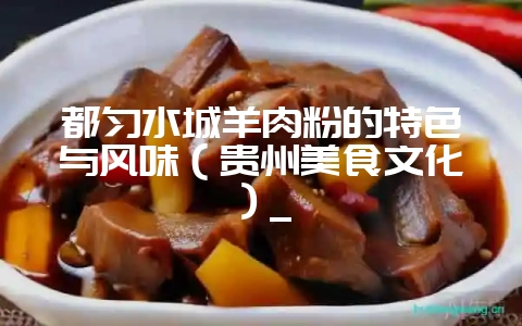 都匀水城羊肉粉的特色与风味（贵州美食文化）_-会东网