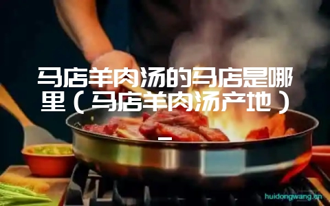 马店羊肉汤的马店是哪里（马店羊肉汤产地）_-会东网