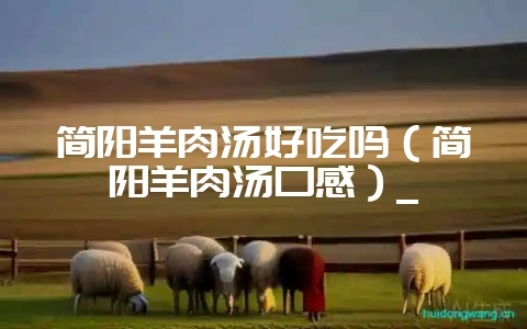 简阳羊肉汤好吃吗（简阳羊肉汤口感）_-会东网
