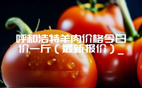 呼和浩特羊肉价格今日价一斤（最新报价）_-会东网