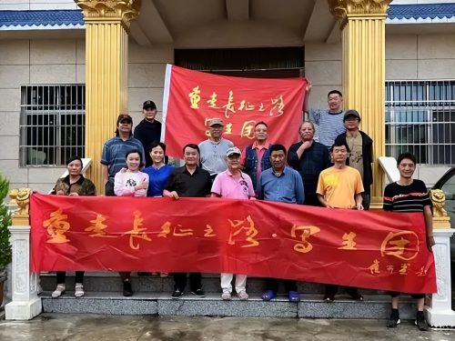 会东县政协诗书画院：重走长征之路写生团冕宁桥镇活动简报插图