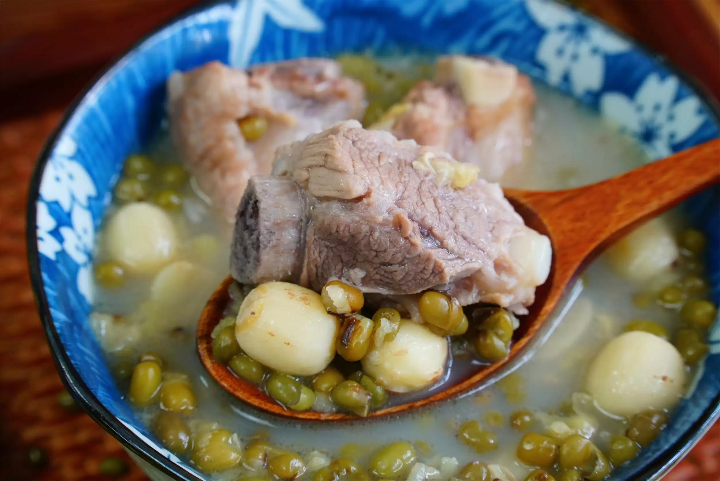 三伏天绿豆排骨汤：广东靓汤清热去火插图1