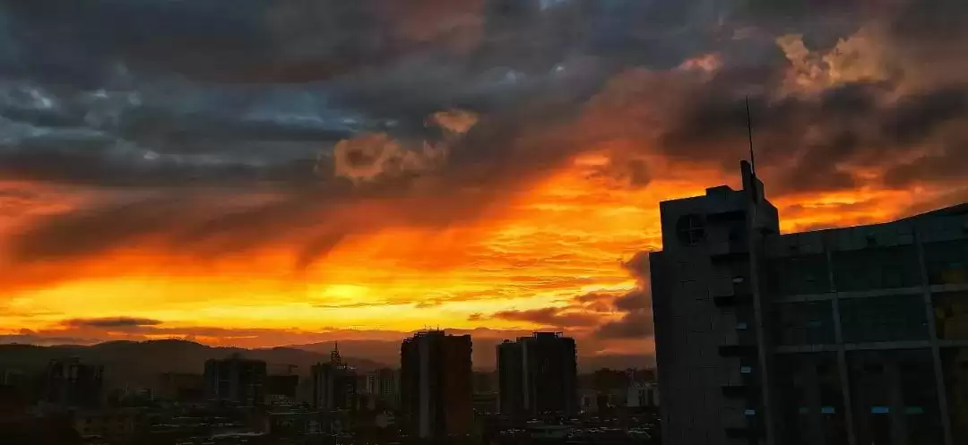 西昌今日朝霞美如画，高清图片为你保存留念！插图4