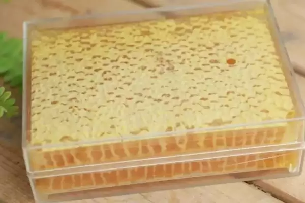 蜂巢蜜里面的蜂蜡能不能吃，可以食用但口感不佳插图1
