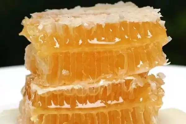 蜂巢蜜的食用方法，直接放在嘴中咀嚼即可插图3